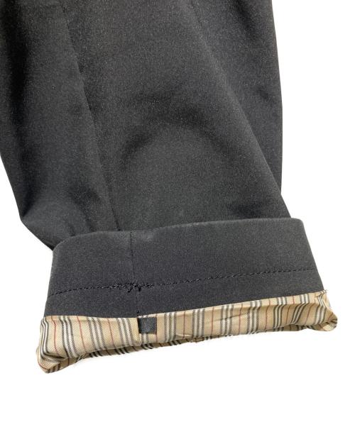 BURBERRY BLACK LABEL（バーバリーブラックレーベル）BURBERRY BLACK LABEL (バーバリーブラックレーベル) ベルト付き裏地ノバチェックトレンチコート ブラック サイズ:Ｌの古着・服飾アイテム