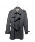 BURBERRY BLACK LABEL（バーバリーブラックレーベル）の古着「ベルト付き裏地ノバチェックトレンチコート」｜ブラック