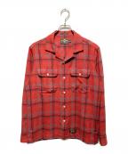 WTAPSダブルタップス）の古着「VATOS L/S/SHIRTS」｜レッド