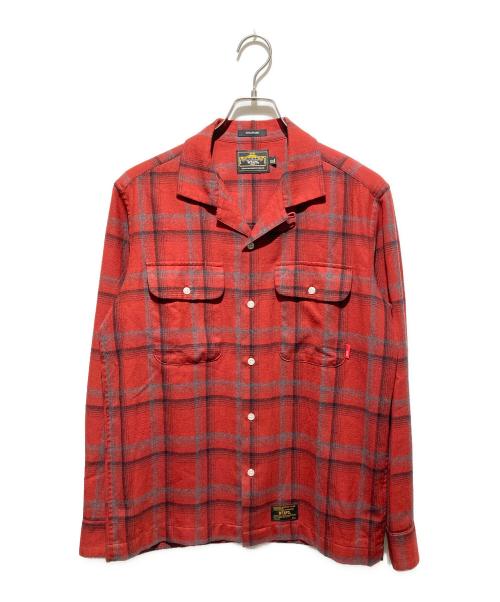 WTAPS（ダブルタップス）WTAPS (ダブルタップス) VATOS L/S/SHIRTS レッド サイズ:Mの古着・服飾アイテム