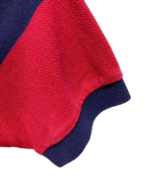 POLO RALPH LAUREN（ポロ・ラルフローレン）POLO RALPH LAUREN (ポロ・ラルフローレン) ポロシャツ ネイビー×レッド サイズ:Ｍの古着・服飾アイテム