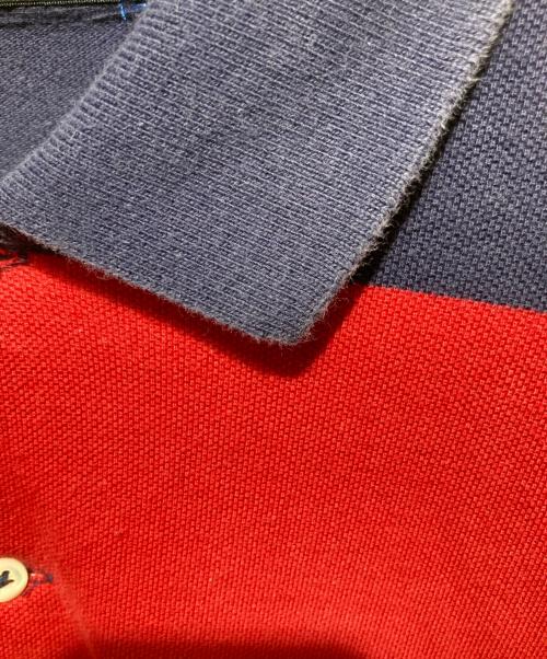 POLO RALPH LAUREN（ポロ・ラルフローレン）POLO RALPH LAUREN (ポロ・ラルフローレン) ポロシャツ ネイビー×レッド サイズ:Ｍの古着・服飾アイテム