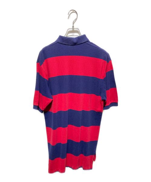 POLO RALPH LAUREN（ポロ・ラルフローレン）POLO RALPH LAUREN (ポロ・ラルフローレン) ポロシャツ ネイビー×レッド サイズ:Ｍの古着・服飾アイテム