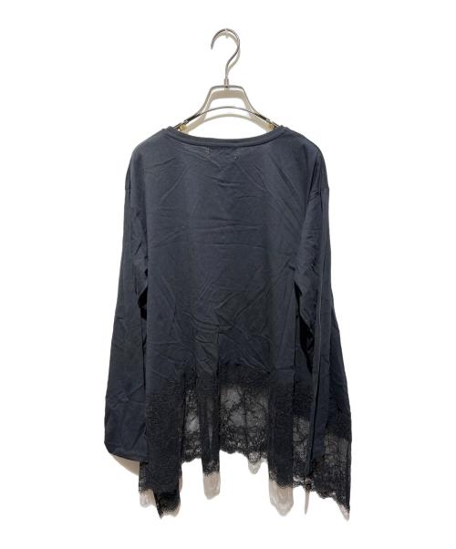 SLOBE IENA（スローブ イエナ）SLOBE IENA (スローブ イエナ) レースコンビカットソー ブラック サイズ:FREE 未使用品の古着・服飾アイテム