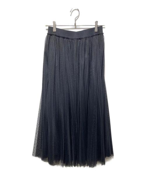 Spick and Span（スピック＆スパン）Spick and Span (スピック＆スパン) チュールスカート ブラック サイズ:38 未使用品の古着・服飾アイテム