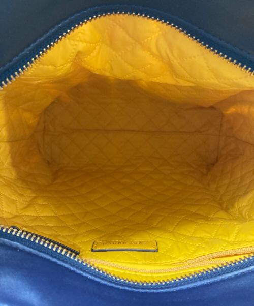 TORY BURCH（トリーバーチ）TORY BURCH (トリーバーチ) ナイロン2WAYショルダーバッグ ネイビーの古着・服飾アイテム
