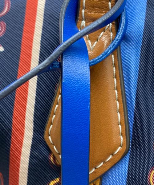 TORY BURCH（トリーバーチ）TORY BURCH (トリーバーチ) ナイロン2WAYショルダーバッグ ネイビーの古着・服飾アイテム