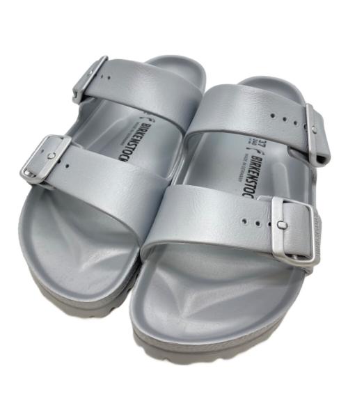 BIRKENSTOCK（ビルケンシュトック）BIRKENSTOCK (ビルケンシュトック) arizona eva シルバー サイズ:24cmの古着・服飾アイテム