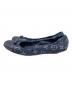 LOUIS VUITTON (ルイ ヴィトン) LVロゴデニムモノグラムバレエシューズ インディゴ サイズ:36１/２：20000円