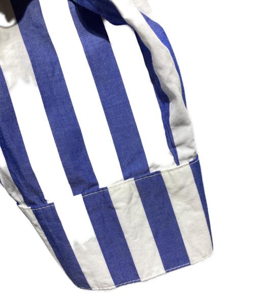 STATESIDE（ステートサイド）STATESIDE (ステートサイド) STRIPE シャツ ブルー サイズ:ＸＳの古着・服飾アイテム