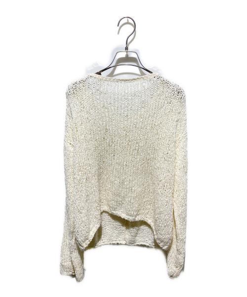 Plage（プラージュ）Plage (プラージュ) Fringe yarn カーディガン 2 アイボリー サイズ:不明の古着・服飾アイテム