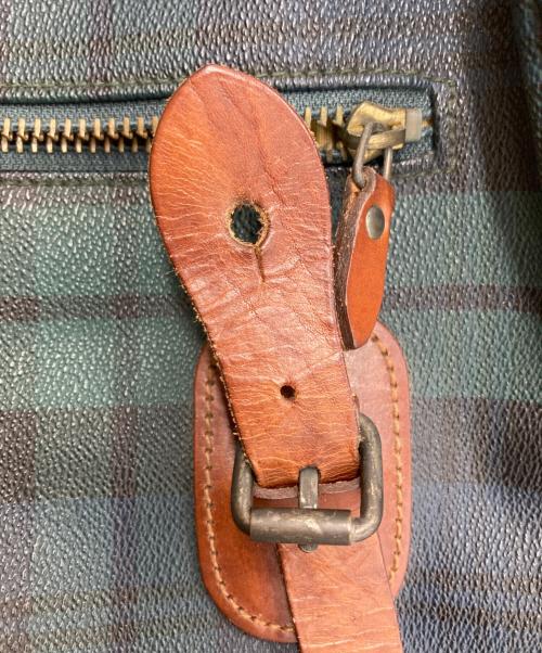 POLO RALPH LAUREN（ポロ・ラルフローレン）POLO RALPH LAUREN (ポロ・ラルフローレン) チェック柄ショルダーバッグ ブラウン×グリーンの古着・服飾アイテム