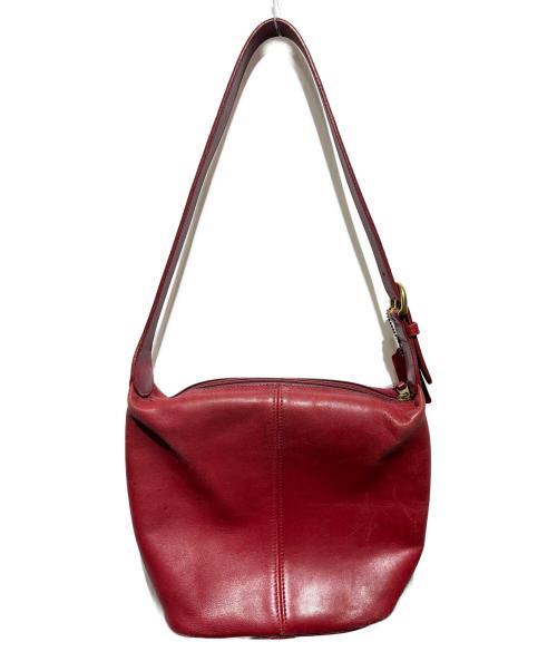 COACH（コーチ）COACH (コーチ) ワンショルダーバッグ レッドの古着・服飾アイテム