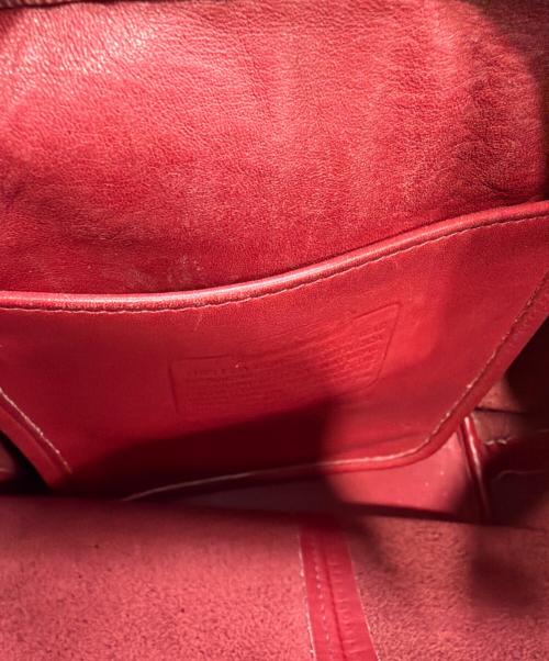 COACH（コーチ）COACH (コーチ) ワンショルダーバッグ レッドの古着・服飾アイテム