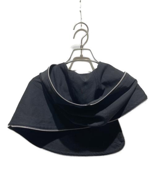 COMME des GARCONS HOMME PLUS（コムデギャルソンオムプリュス）COMME des GARCONS HOMME PLUS (コムデギャルソンオムプリュス) AD2015 ダブルジップバラクラバ ブラックの古着・服飾アイテム
