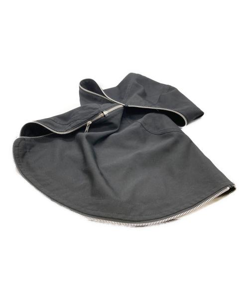 COMME des GARCONS HOMME PLUS（コムデギャルソンオムプリュス）COMME des GARCONS HOMME PLUS (コムデギャルソンオムプリュス) AD2015 ダブルジップバラクラバ ブラックの古着・服飾アイテム