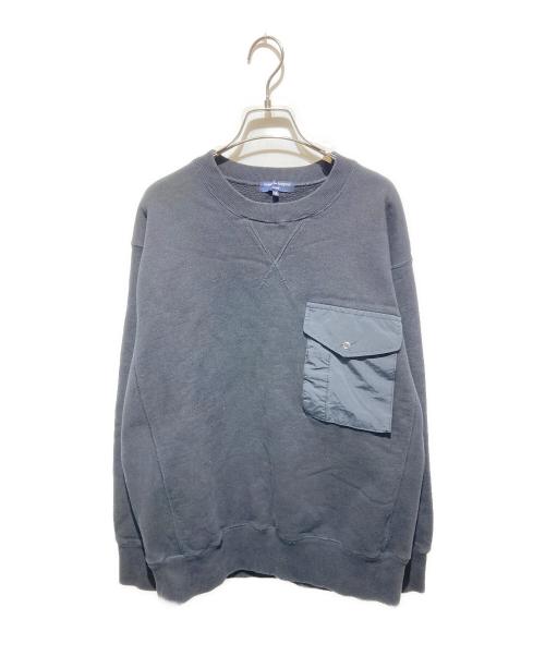 COMME des GARCONS HOMME（コムデギャルソン オム）COMME des GARCONS HOMME (コムデギャルソン オム) AD2023ポケットナイロン切替スウェット ブラック サイズ:Mの古着・服飾アイテム