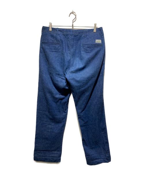 BURGUS PLUS（バーガスプラス）BURGUS PLUS (バーガスプラス) 402 ジップフライ ミリタリー デニムトラウザース インディゴ サイズ:32の古着・服飾アイテム