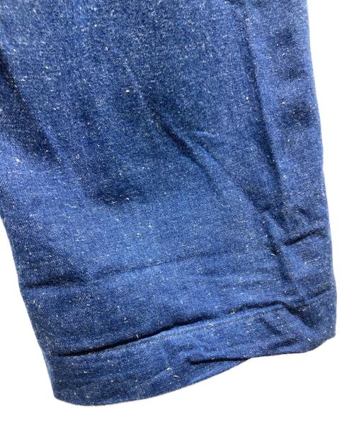 BURGUS PLUS（バーガスプラス）BURGUS PLUS (バーガスプラス) 402 ジップフライ ミリタリー デニムトラウザース インディゴ サイズ:32の古着・服飾アイテム