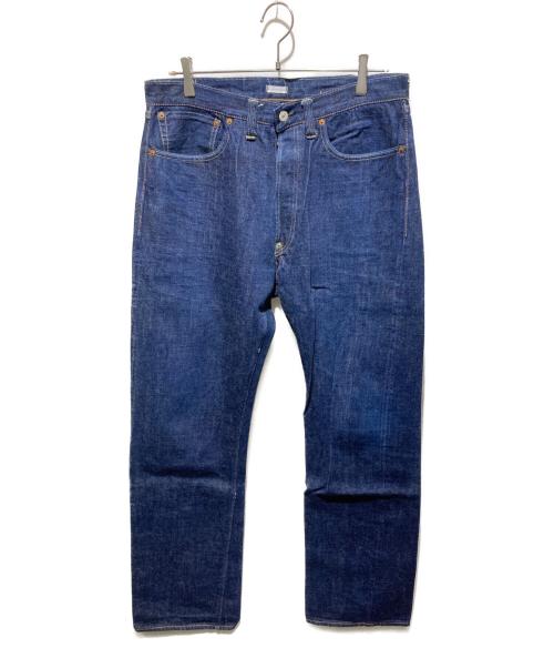 WAREHOUSE（ウエアハウス）WAREHOUSE (ウエアハウス) DD-1004 1937 MODEL BACK STRAP ONE WASH 13.5oz インディゴ サイズ:34の古着・服飾アイテム