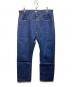 WAREHOUSE（ウエアハウス）の古着「DD-1004 1937 MODEL BACK STRAP ONE WASH 13.5oz」｜インディゴ