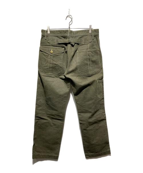 EIGHT G（エイトジー）EIGHT G (エイトジー) 高密度ダックパンツ グリーン サイズ:36/34の古着・服飾アイテム