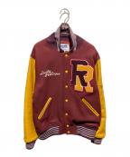 Pherrow'sフェローズ）の古着「DETROIT Robot Research Award Jacket」｜バーガンディー