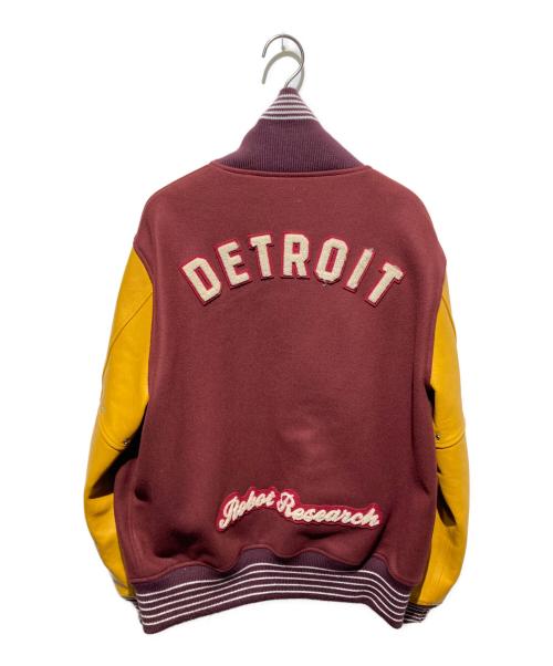 Pherrow's（フェローズ）PHERROW'S (フェローズ) DETROIT Robot Research Award Jacket バーガンディー サイズ:ＸＬの古着・服飾アイテム