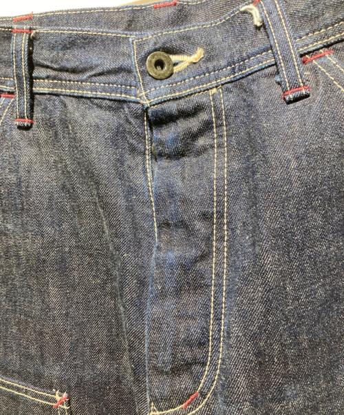 EIGHT G（エイトジー）EIGHT G (エイトジー) Double Knee Denim Painter's Pants インディゴ サイズ:34/34の古着・服飾アイテム