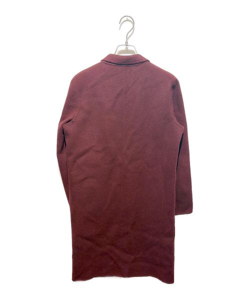 theory（セオリー）theory (セオリー) カシミヤ混コート ボルドー サイズ:Sの古着・服飾アイテム