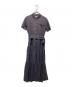 Her lip to（ハーリップトゥ）の古着「Romane Tiered Knit Dress」｜ブラウン
