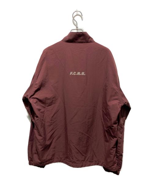 F.C.R.B.（エフシーレアルブリストル）F.C.R.B. (エフシーレアルブリストル) NYLON QUARTER-ZIP BLOUSON バーガンディー サイズ:Lの古着・服飾アイテム