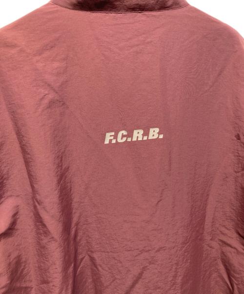 F.C.R.B.（エフシーレアルブリストル）F.C.R.B. (エフシーレアルブリストル) NYLON QUARTER-ZIP BLOUSON バーガンディー サイズ:Lの古着・服飾アイテム