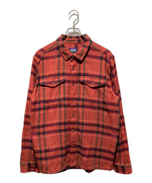 Patagonia（パタゴニア）Patagonia (パタゴニア) FA25 フィヨルド・フランネル・シャツ レッド サイズ:Ｌの古着・服飾アイテム