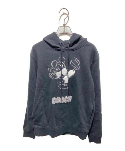 COACH（コーチ）COACH (コーチ) Disney (ディズニー) コラボパーカー ブラック サイズ:ＸＳの古着・服飾アイテム