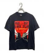 giantジャイアント）の古着「paul simon & bob dylanバンドTシャツ」｜ブラック
