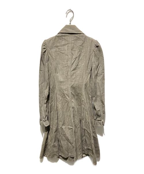 RALPH LAUREN（ラルフローレン）RALPH LAUREN (ラルフローレン) ヴィンテージ加工デザインロングコート ベージュ サイズ:9の古着・服飾アイテム