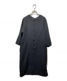 ZUCCA（ズッカ）の古着「TOUS JOURS 2WAY ブラウスワンピース」｜ブラック