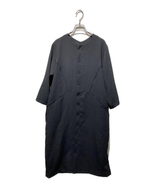 ZUCCA（ズッカ）ZUCCA (ズッカ) TOUS JOURS 2WAY ブラウスワンピース ブラック サイズ:Mの古着・服飾アイテム