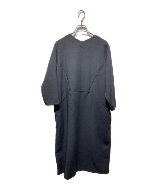 ZUCCA（ズッカ）ZUCCA (ズッカ) TOUS JOURS 2WAY ブラウスワンピース ブラック サイズ:Mの古着・服飾アイテム