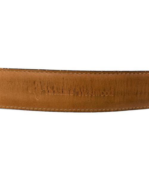 Vivienne Westwood（ヴィヴィアンウエストウッド）Vivienne Westwood (ヴィヴィアンウエストウッド) クロコ型押しレザーベルト ブラックの古着・服飾アイテム