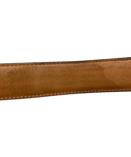 Vivienne Westwood（ヴィヴィアンウエストウッド）Vivienne Westwood (ヴィヴィアンウエストウッド) クロコ型押しレザーベルト ブラックの古着・服飾アイテム