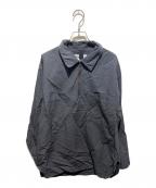 MHLエムエイチエル）の古着「CRISP COTTON LINEN」｜ネイビー
