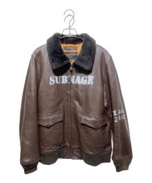 HOUSTON×SUBCIETY（ヒューストン×サブサエティ）の古着「TYPE G-1 フライトジャケット」｜ブラウン