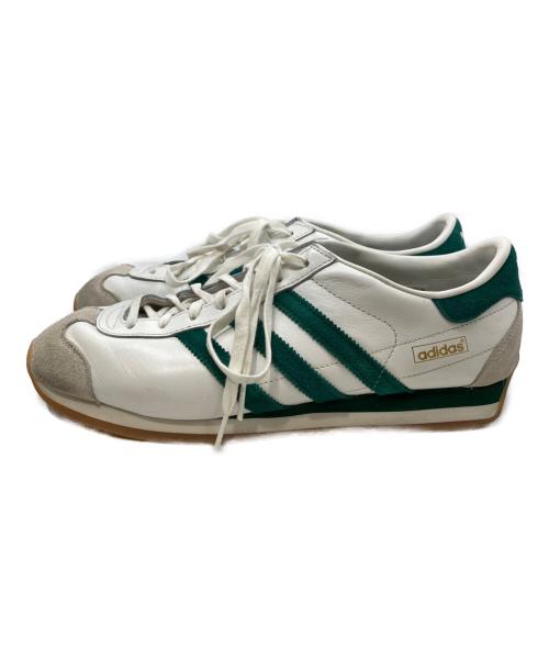 adidas（アディダス）adidas (アディダス) BEAUTY&YOUTH (ビューティーアンドユース) 別注 Country Japan/ローカットスニーカー グリーン×ホワイト サイズ:27cmの古着・服飾アイテム