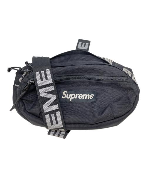 SUPREME（シュプリーム）Supreme (シュプリーム) 18ss ウエストバッグ ブラックの古着・服飾アイテム