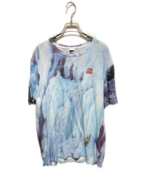 THE NORTH FACE（ザ ノース フェイス）THE NORTH FACE (ザ ノース フェイス) Supreme (シュプリーム) 21ss/Ice Climb Tee ブルー サイズ:Ｍの古着・服飾アイテム
