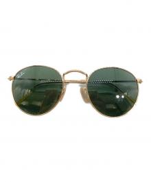 RAY-BAN（レイバン）の古着「サングラス/ROUND METAL」｜ゴールド