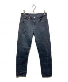 LEVI'S（リーバイス）の古着「ボタンフライ ストレート ジーンズ」｜ブラック