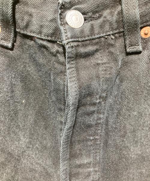 LEVI'S（リーバイス）LEVI'S (リーバイス) ボタンフライ ストレート ジーンズ ブラック サイズ:W31の古着・服飾アイテム